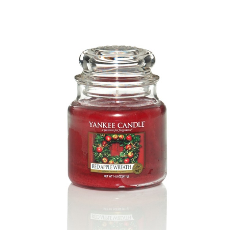 Image de Red Apple Wreath medium Jar (mittel)