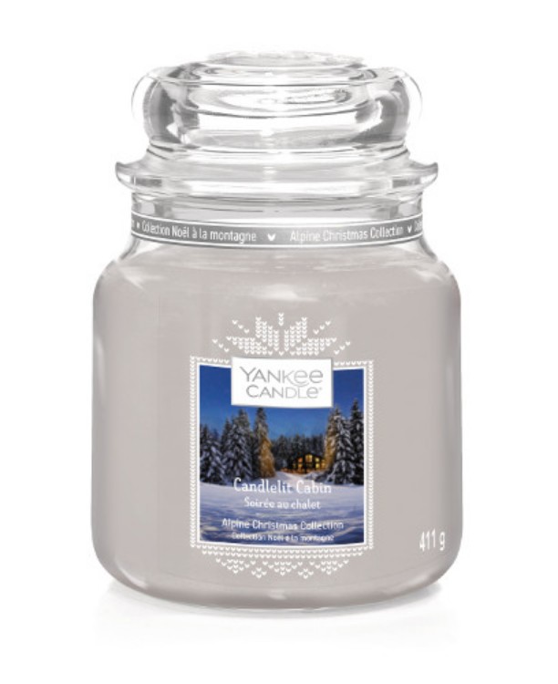 Image de Candlelit Cabin medium Jar (mittel)