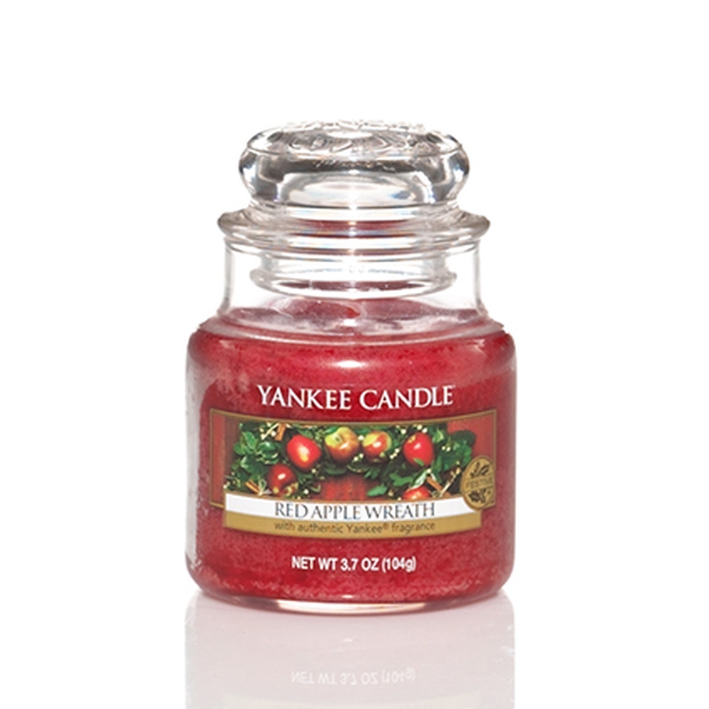 Red Apple Wreath small Jar (klein/petite) Yankee Candle Offizielle