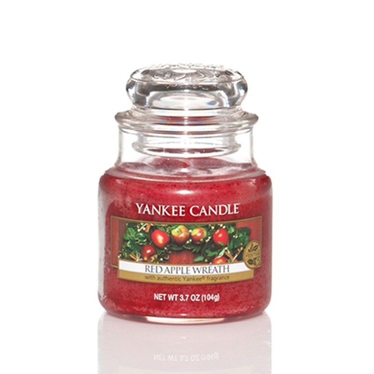 Image de Red Apple Wreath small Jar (klein/petite)