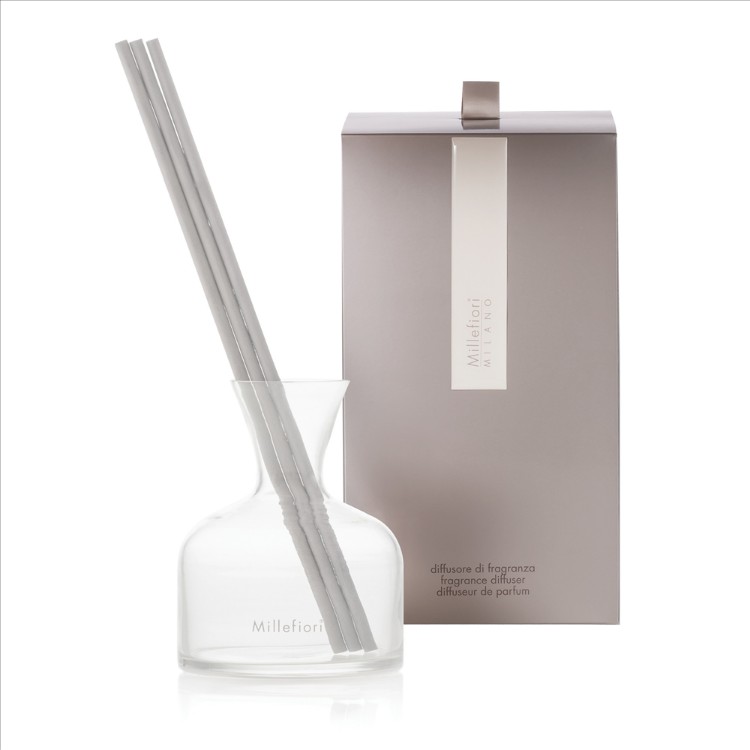 Image de Vase Fragrance Diffuser White Glass