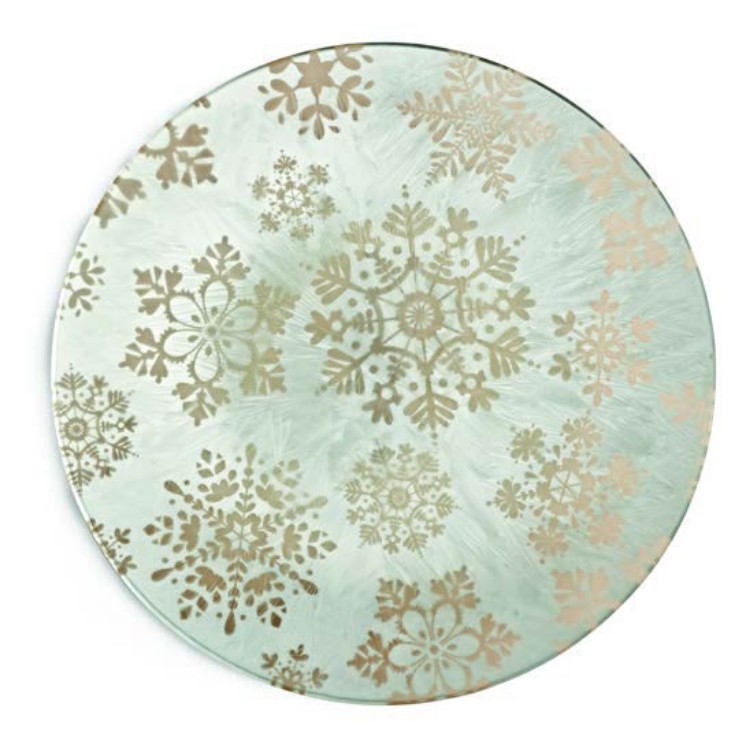 Image de Snowflake Frost Large Shade & Tray Retail Box