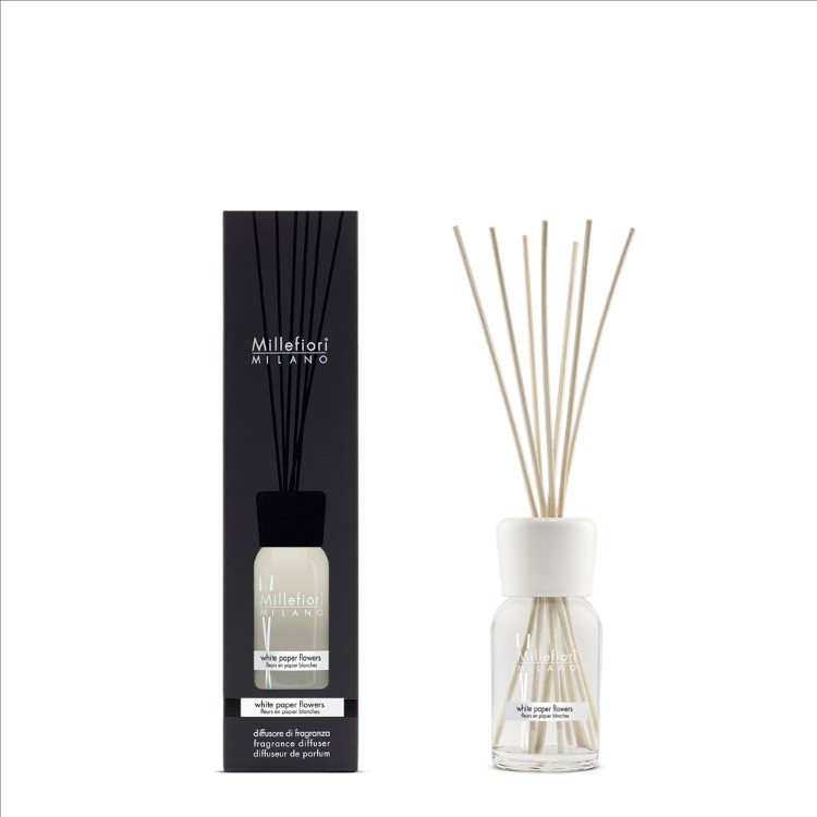 Immagine di White Paper Flowers Natural Stick Diffuser 100ml