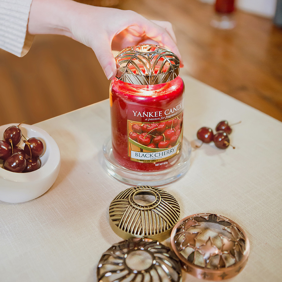 Claridge Gold Punched Illuma Lid H32xT80XD80mm Yankee Candle Offizielle site Schweiz