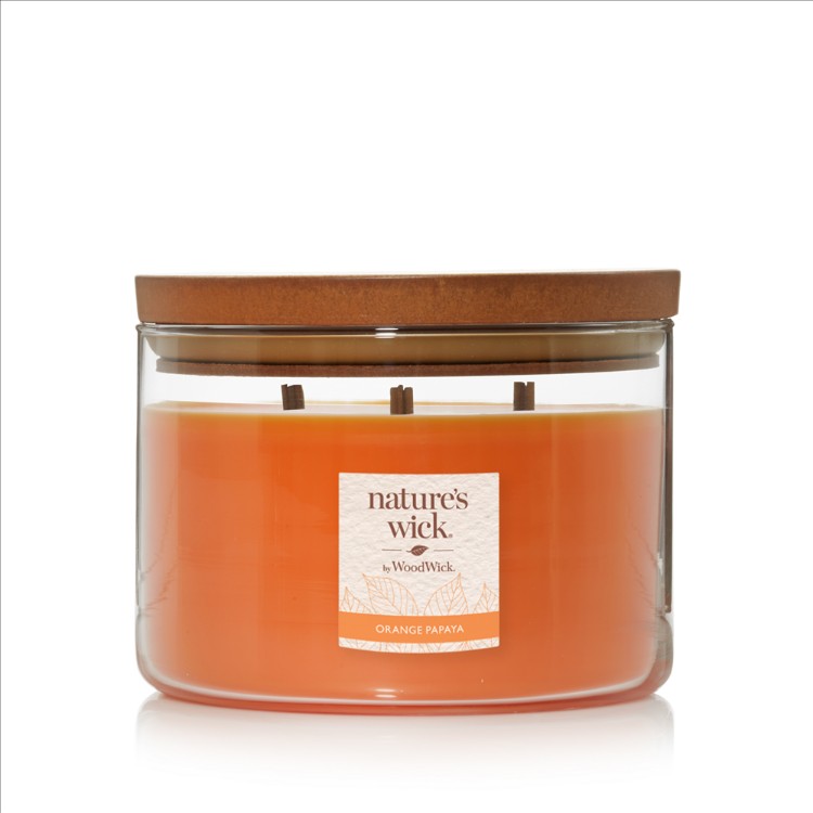 Image de Orange Papaya Large 3 Wick Tumbler