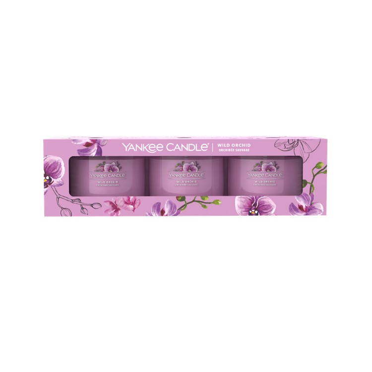 Wild Orchid Signature 3 Pack Filled Votive | Yankee Candle ...