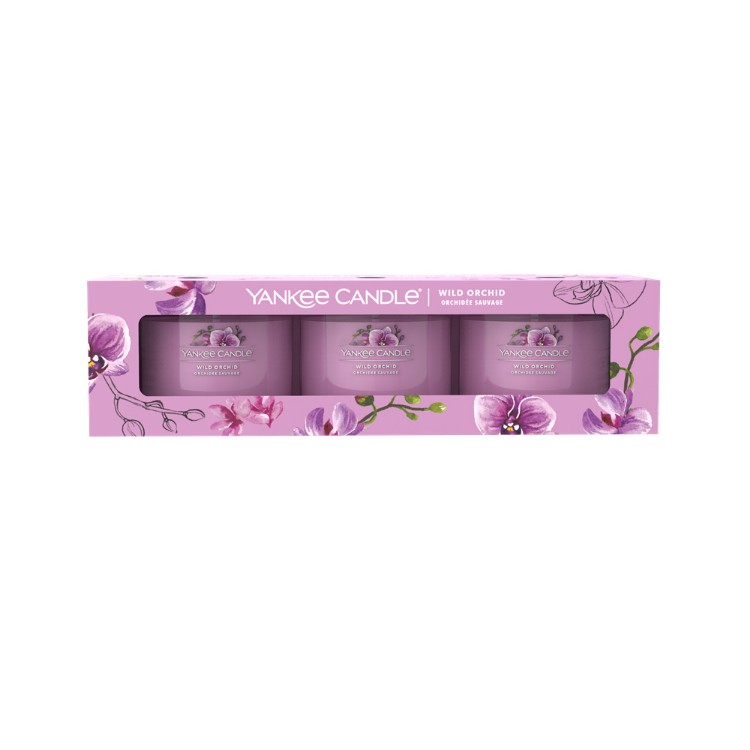 Immagine di Wild Orchid Signature 3 Pack Filled Votive