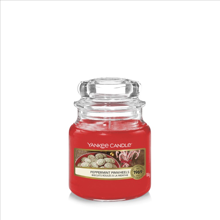 Image de Peppermint Pinwheels small Jar (klein/petite)