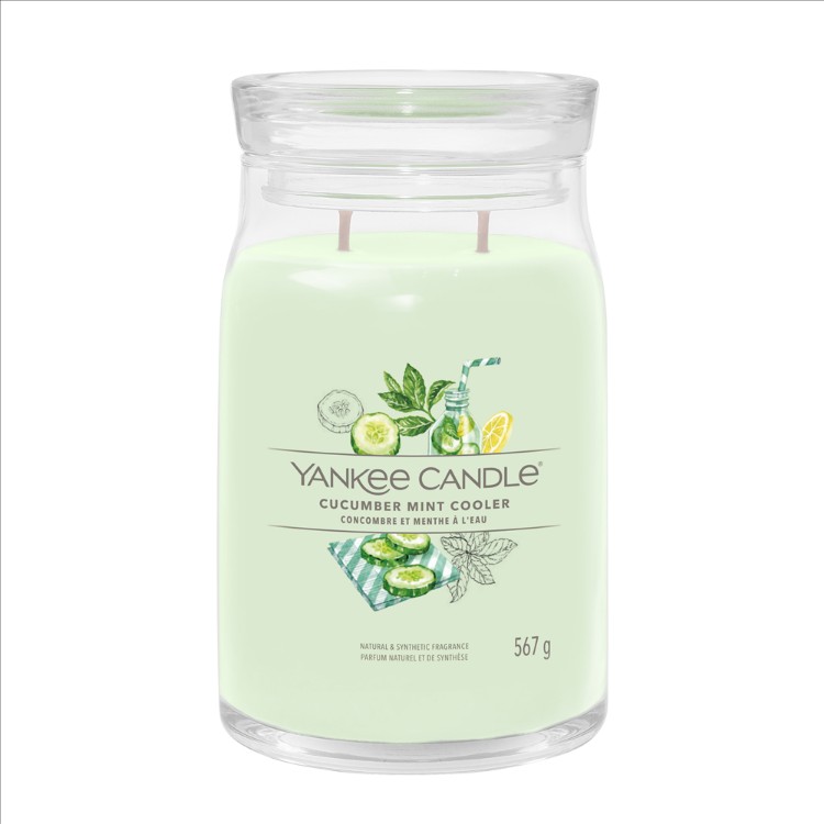 Immagine di Cucumber Mint Cooler Signature Large Jar