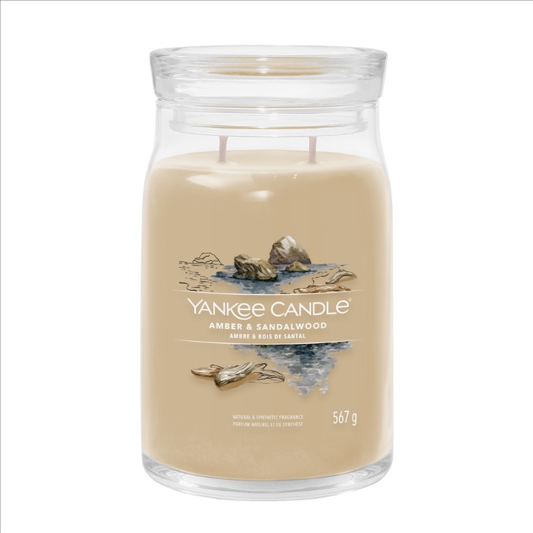 Immagine di Amber & Sandalwood Signature Large Jar