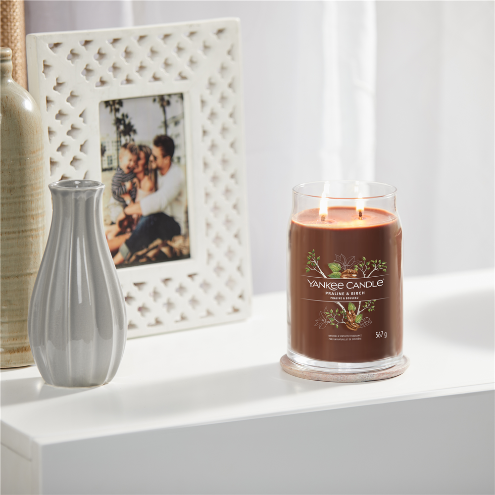 Praline & Birch Signature Large Jar Yankee Candle Offizielle site