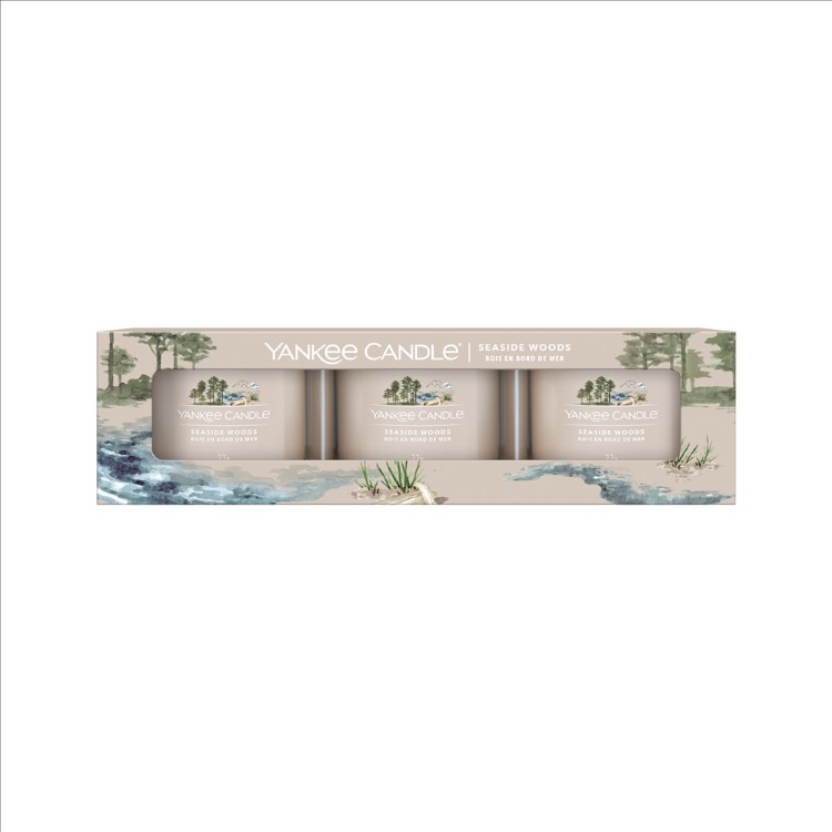 Image de Seaside Woods Signature 3 Pack Filled Votive