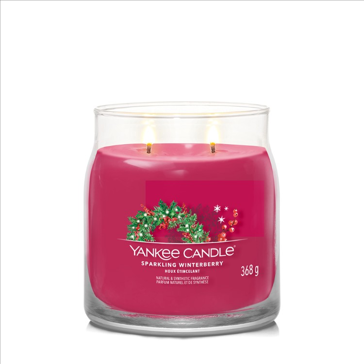 Image de Sparkling Winterberry Signature Medium Jar