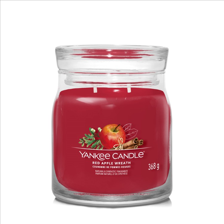 Image de Red Apple Wreath Signature Medium Jar