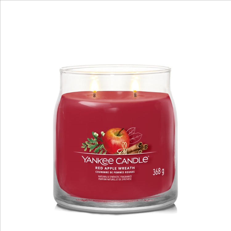 Image de Red Apple Wreath Signature Medium Jar