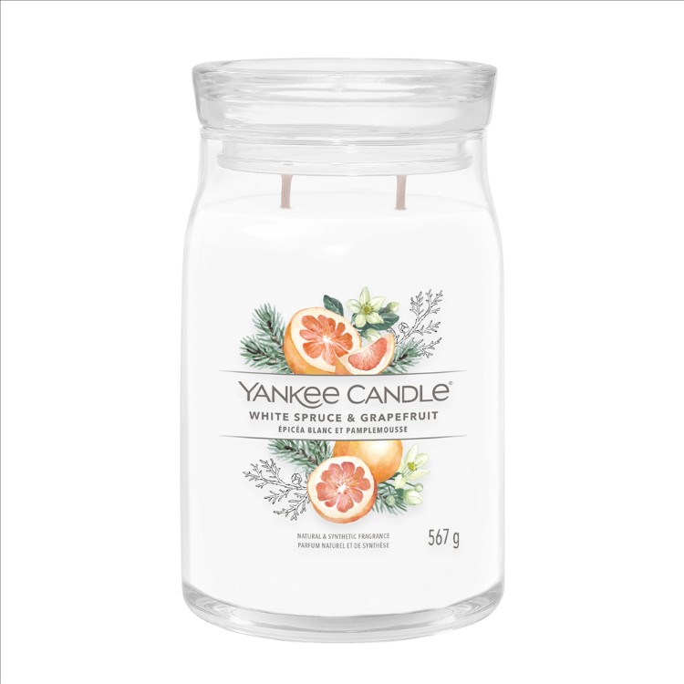 Immagine di White Spruce & Grapefruit Signature Large Jar