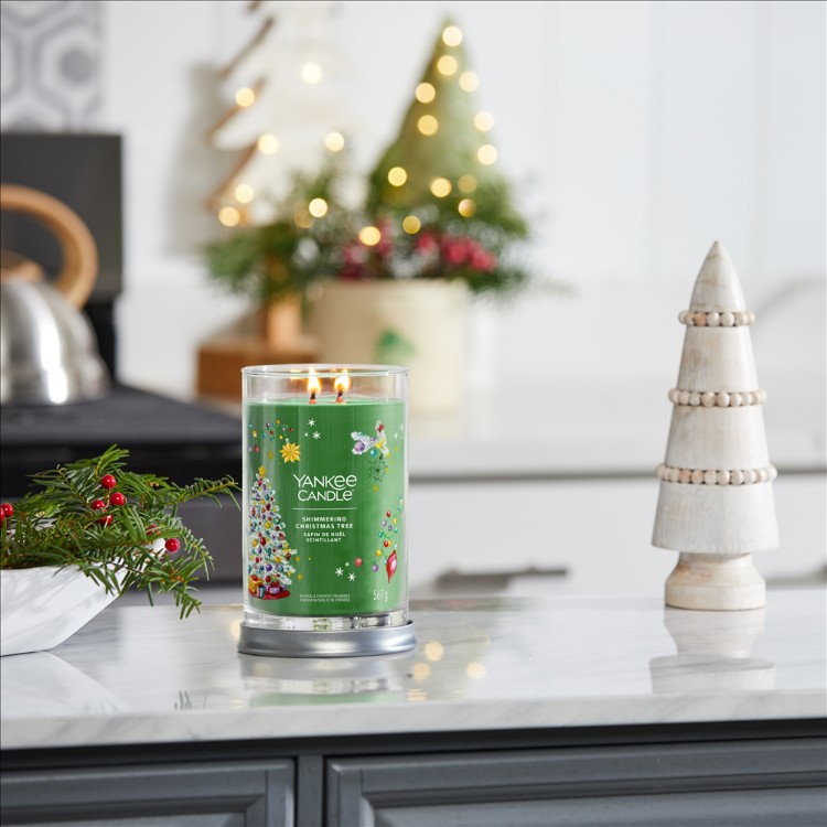 Image de Shimmering Christmas Tree Signature Large Tumbler