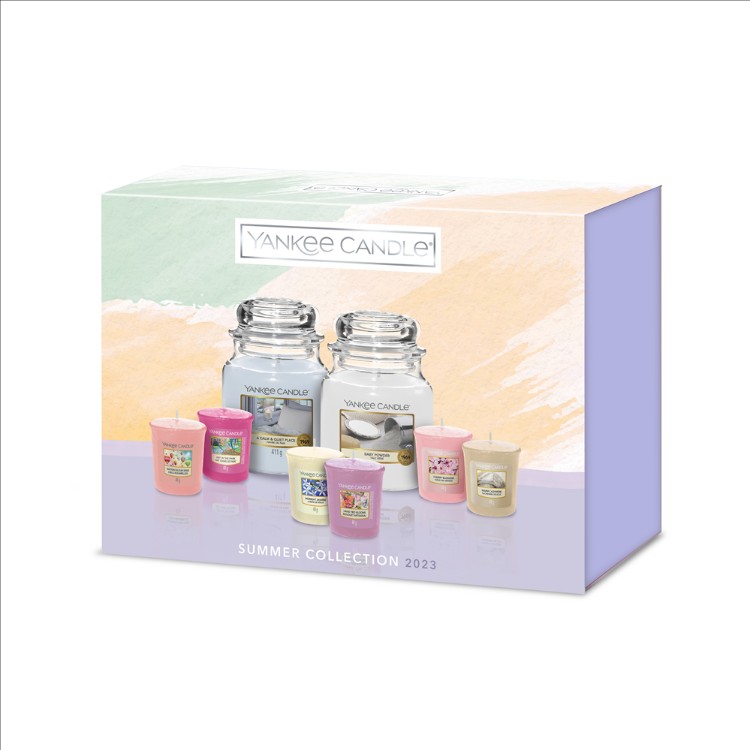 Immagine di Wow Gift Set Yankee Candle 2 med Jars 6 Votives