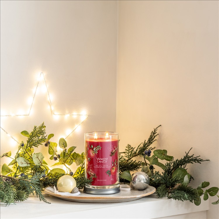 Bild von Red Apple Wreath Signature Large Tumbler