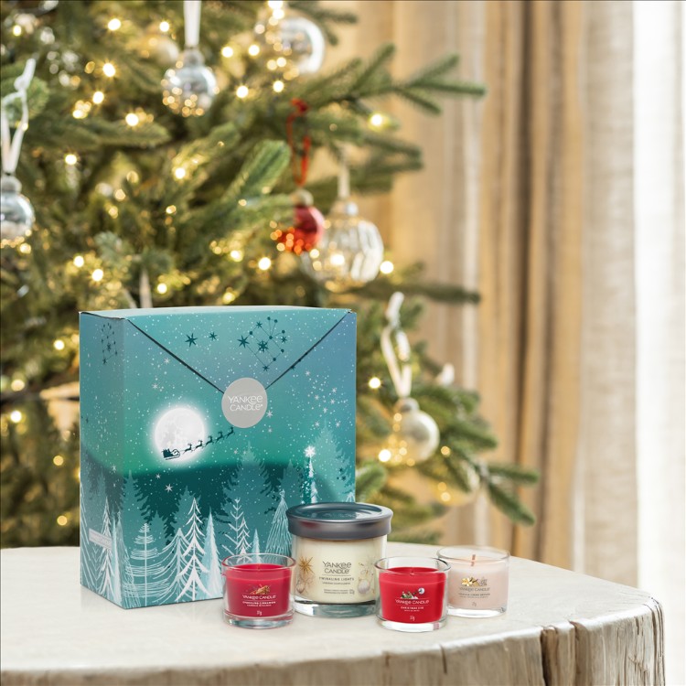Immagine di Holiday Bright Lights Tumbler S 3 Filled Votive Set