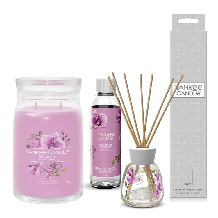 Bild von Wild Orchid Signature Diffuser & Candle Set