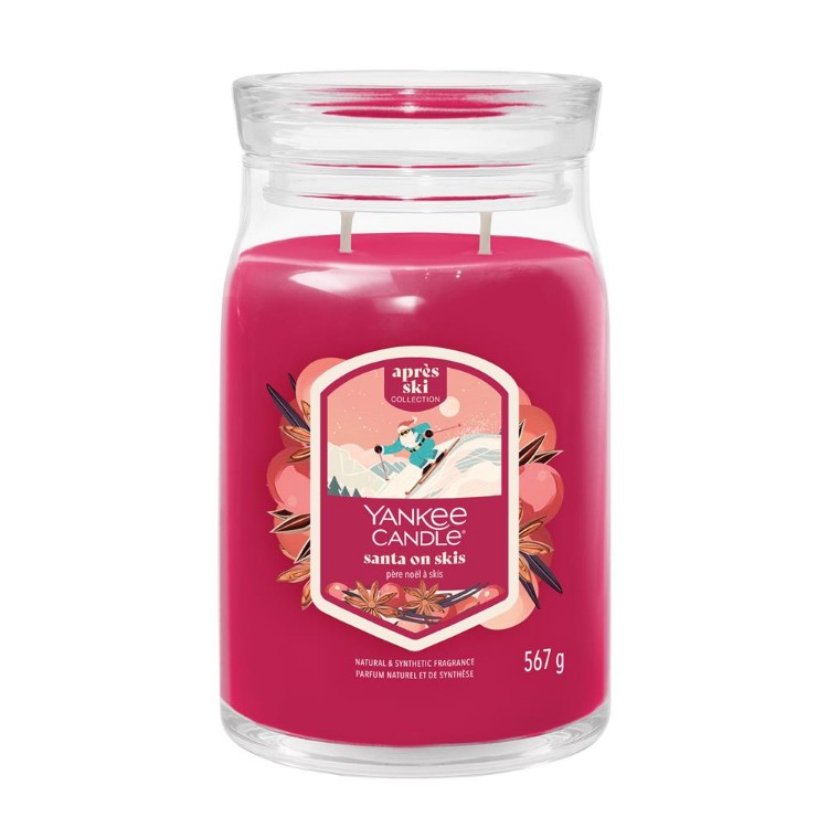 Immagine di Santa on Skis Signature Large Jar