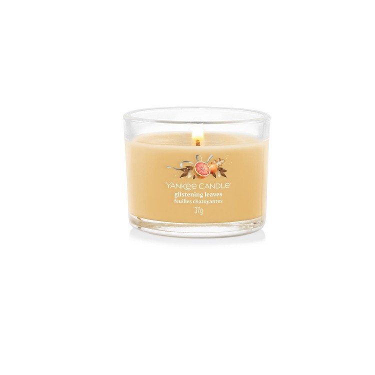 Immagine di Glistening Leaves Signature Filled Votive
