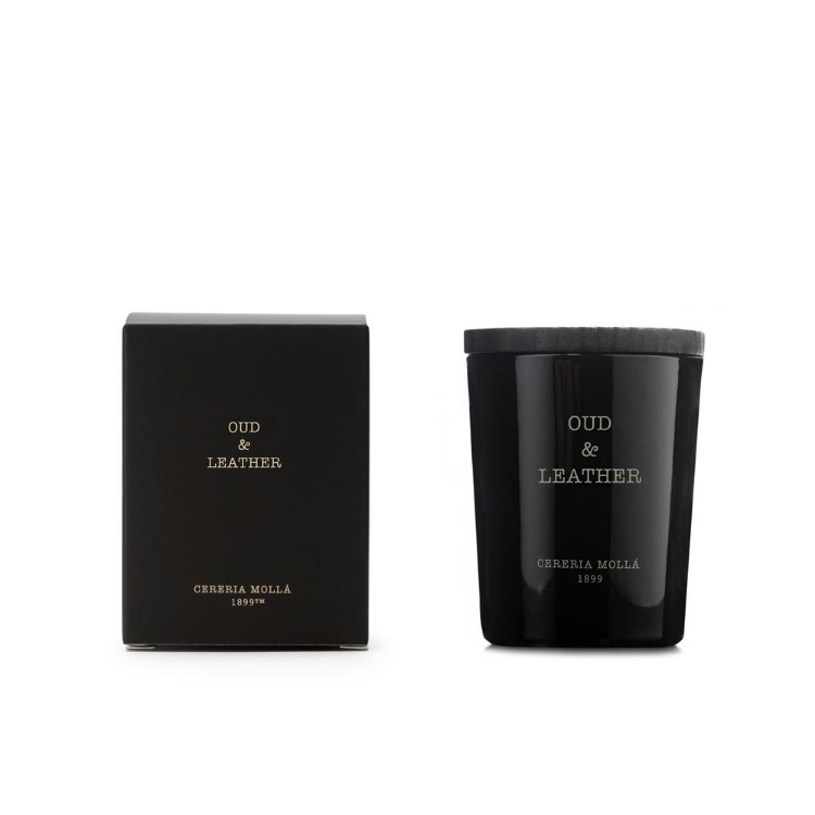 Immagine di Oud & Leather Premium Small Candle 70g