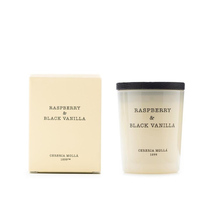 Image de Raspberry & Black Vanilla Premium Small Candle 70g