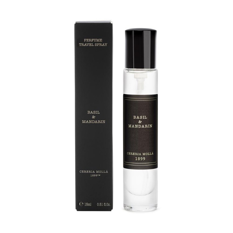 Immagine di Basil & Mandarin Premium Body Mist Travel Spray 15ml