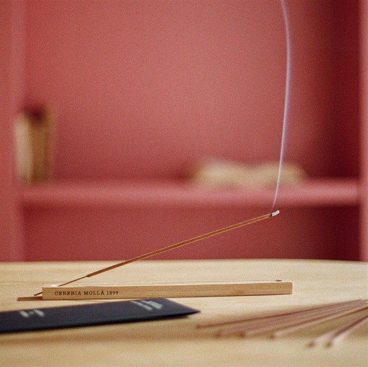 Immagine di Bamboo Incense Stick Holder Halter Räucherstäbchen