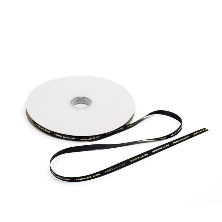 Immagine di Ribbon Cereria Molla Black 10m x 25mm