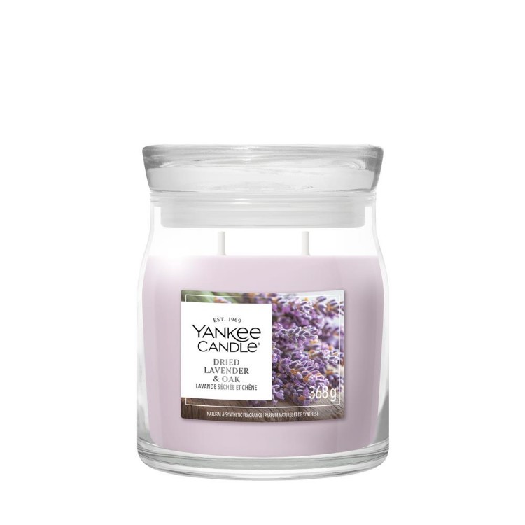 Bild von Dried Lavender & Oak Signature Medium Jar