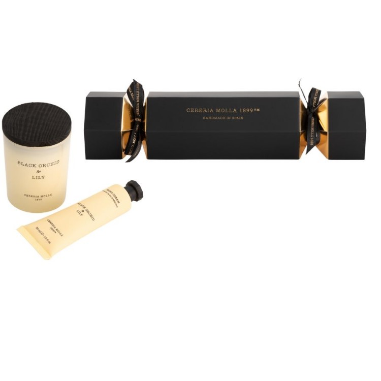 Image de Giftset Cracker Black Orchid & Lily 70g Candle & 30ml Hand Cream