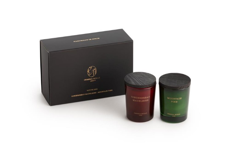 Bild von Giftset 2 Candles 70g Mountaine Pine & Gingerbread Madeleine
