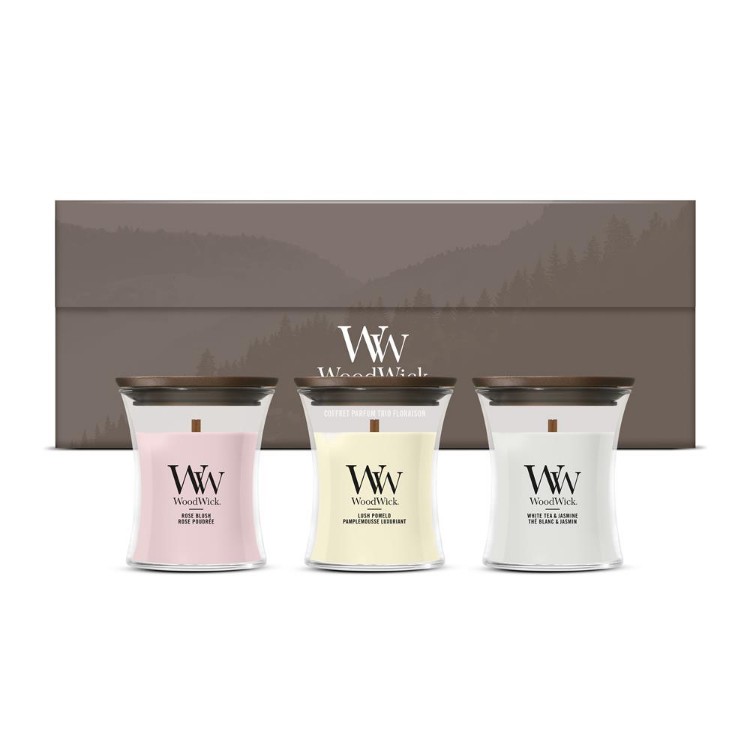 Immagine di Giftset 3 Mini Jar Floral Rose Bl., Lush Pomelo, White Tea Jasmine
